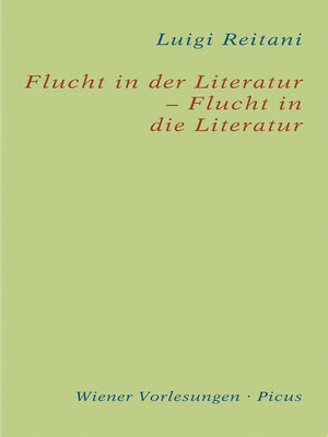 cover image of Flucht in der Literatur – Flucht in die Literatur